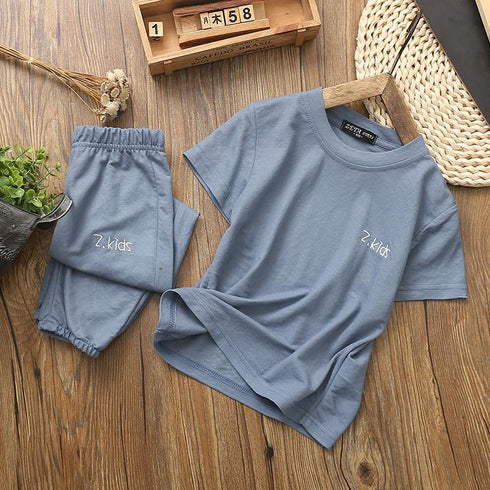 Summer children's home comfort suit